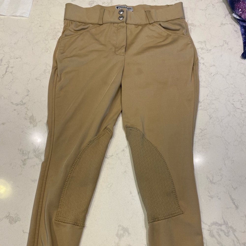 Girls Riding Sport size 14 silicone knee patch Breeches